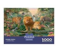 1000 Piece Animal World Game Puzzle Great Gift for Adults Educational Games Home Decoration Brainteasing Natural World Jigsaw Puzzle for Adults 70x50cm/1000pcs
