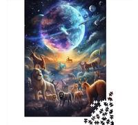 1000 Piece Animal World Jigsaw Puzzles for Adults Puzzle Adult Jigsaw Puzzle Home Decoration Puzzle Toys 1000pcs (75x50cm)