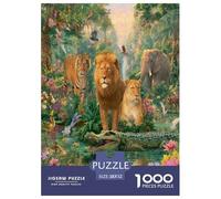 1000 Piece Animal World Jigsaw Puzzles Great Gift for Adults Challenging Games Home Decoration Natural World Jigsaw Puzzle for Women Men Adult 52x38cm/1000pcs