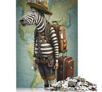 1000 Piece Animal Zebra Jigsaw Puzzles for Adult Puzzle Jigsaws for Adults Age 14+ 1000pcs (75x50cm)