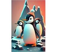 1000 Piece Anime Antarctic Penguin Jigsaw Puzzle, Vibrant Art Premium Modern Home Decor Puzzle Gift