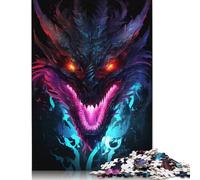1000 Piece Anime Dragons Jigsaw Puzzle for Adult Teenagers Paper Puzzle Christmas Eve Gifts 1000pcs (75x50cm)