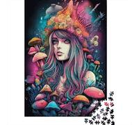 1000 Piece Anime Mushroom Girl Jigsaw Puzzles for Adult Puzzle Jigsaws for Adults Age 14+ 1000pcs (75x50cm)