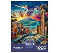 1000 Piece Appian Way Jigsaw Puzzle for Adults Kids, Family Activity Puzzles Challenging & Gift-Ready Toy 70x50cm/1000pcs