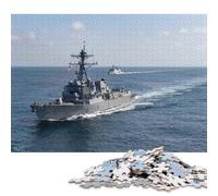 1000 Piece Arleigh Burke Destroyer Puzzles for Adults Paper Puzzles Educational Game for Children As A 38x26cm/1000pcs