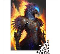 1000 Piece Armored Phoenix Square Puzzles for Adults, Wooden Puzzles Family Entertainment Toys 1000pcs (75x50cm)