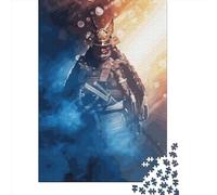 1000 Piece Armored Samurai Adult Puzzles Wooden Puzzles Educational Stress Relief Toy Puzzle 1000pcs (75x50cm)
