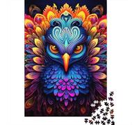 1000 Piece Art Animal Bird Jigsaw Puzzle for Adult Teenagers Paper Puzzle Christmas Eve Gifts 1000pcs (38x26cm)