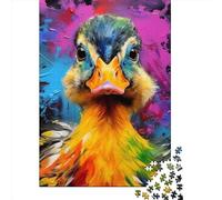 1000 Piece Art Animal Duck Jigsaw Puzzles for Adults Puzzles for Adults Puzzles Unique Home Decor And Gifts 1000pcs (75x50cm)