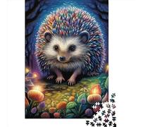 1000 Piece Art Animal Hedgehog Jigsaw Puzzles for Adults Puzzles Learning Educational Toys 1000pcs (75x50cm)
