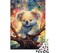 1000 Piece Art Animal Koala Jigsaw Puzzles for Adults Jigsaw Puzzles Educational Game Challenge Toy 1000pcs (75x50cm)