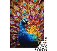 1000 Piece Art Animal Peacock Jigsaw Puzzles for Adults Paper Puzzles for Teenagers Gifts Unique Home Decor And Gifts 1000pcs (38x26cm)