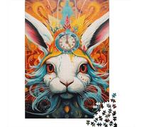 1000 Piece Art Animal Rabbit Jigsaw Puzzles for Adults Puzzle Jigsaws for Adults& Teenagers Age 12 Years Up 1000pcs (38x26cm) <