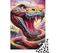 1000 Piece Art Animal Snake Puzzles for Adults Wooden Puzzles Educational Game for Children As A 1000pcs (75x50cm)