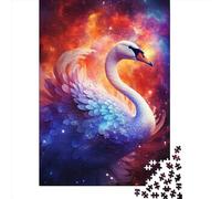 1000 Piece Art Animal Swan Jigsaw Puzzle for Adult Teenagers Jigsaw Puzzle For Family Fun & Game Night 1000pcs (75x50cm)