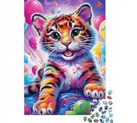 1000 Piece Art Animal Tiger Jigsaw Puzzles for Adults Puzzles for Adults Puzzles Unique Home Decor And Gifts 1000pcs (75x50cm)