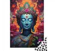 1000 Piece Art Buddha Jigsaw Puzzles for Adult Teenagers Home Educational Games DIY Toys 1000pcs (75x50cm)