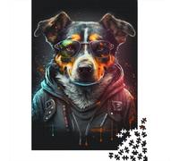 1000 Piece Art Bulls Dogs Jigsaw Puzzles for Adult Teenagers Paper Puzzles Sustainable Puzzle for Adults | Games 1000pcs (38x26cm)