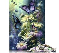 1000 Piece Art Butterfly Jigsaw Puzzles for Adults Puzzles for Adults Puzzles Unique Home Decor And Gifts 1000pcs (38x26cm)