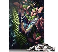 1000 Piece Art Butterfly Jigsaw Puzzles for Adults Wooden Puzzle for Adults And Teenager Educational Puzzle 1000pcs (75x50cm)