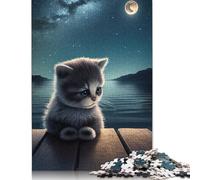 1000 Piece Art Cat Jigsaw Puzzles for Adult Puzzle Jigsaws for Adults Age 14+ 1000pcs (75x50cm)