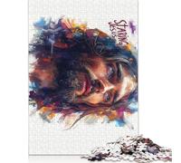 1000 Piece Art Christian Jesus Jigsaw Puzzle for Adult Teenagers Wood Jigsaw Puzzles Educational Game Challenge Toy Birthday Gifts 1000pcs (75x50cm)