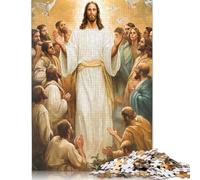 1000 Piece Art Christian Jesus Jigsaw Puzzles for Adults Puzzle Jigsaws for Adults& Teenagers Age 12 Years Up 1000pcs (75x50cm) <