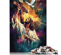 1000 Piece Art Christian Jesus Jigsaw Puzzles for Adults Puzzles Learning Educational Toys 1000pcs (75x50cm)