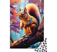 1000 Piece Art Cute Squirrel Jigsaw Puzzles for Adult Teenagers Paper Puzzles Sustainable Puzzle for Adults | Games 1000pcs (38x26cm)