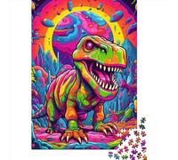 1000 Piece Art Dinosaur Jigsaw Puzzle for Adult Teenagers Christmas Eve Gifts 1000pcs (38x26cm)