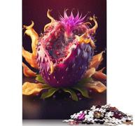 1000 Piece Art Exotic Fruit Jigsaw Puzzle for Adult Teenagers Wooden Puzzle Christmas Eve Gifts 1000pcs (75x50cm)