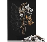 1000 Piece Art Flowers Adult Puzzles Wooden Puzzle for Adults Educational Game Challenge Toy 1000pcs (75x50cm)