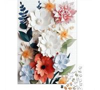 1000 Piece Art Flowers Jigsaw Puzzle for Adult Teenagers Jigsaw Puzzle For Family Fun & Game Night 1000pcs (38x26cm)