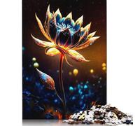 1000 Piece Art Flowers Jigsaw Puzzles for Adult Teenagers Wooden Puzzles Sustainable Puzzle for Adults | Games 1000pcs (75x50cm)