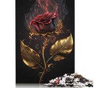 1000 Piece Art Flowers Jigsaw Puzzles for Adults Wooden Puzzles for Teenagers Gifts Unique Home Decor And Gifts 1000pcs (75x50cm)