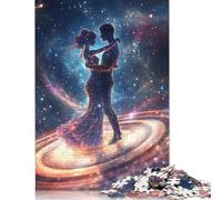 1000 Piece Art Happy Lovers Adult Puzzles Wooden Puzzle for Adults Educational Game Challenge Toy 1000pcs (75x50cm)