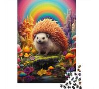 1000 Piece Art Hedgehog Jigsaw Puzzles for Adult Puzzle Jigsaws for Adults Age 14+ 1000pcs (38x26cm)