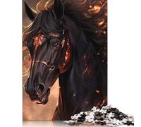 1000 Piece Art Horse Jigsaw Puzzle for Adult Teenagers Paper Puzzle Christmas Eve Gifts 1000pcs (38x26cm)