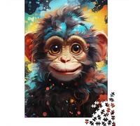 1000 Piece Art Monkey Jigsaw Puzzles for Adults Puzzles for Adults Puzzles Unique Home Decor And Gifts 1000pcs (38x26cm)