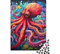 1000 Piece Art Octopus Jigsaw Puzzlesfor Adults Puzzle Jigsaws for Adults Unique Home Decor And Gifts 1000pcs (38x26cm)