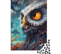 1000 Piece Art Owl Animals Adult Puzzles Paper Puzzle for Adults Educational Game Challenge Toy 1000pcs (38x26cm)