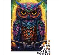 1000 Piece Art Owl Animals Jigsaw Puzzles for Adults Paper Puzzle for Adults And Teenager Educational Puzzle 1000pcs (38x26cm)