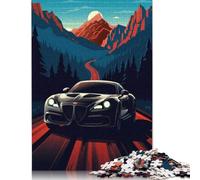 1000 Piece Art Sports Car Puzzles for Adults Wooden Puzzles Educational Game for Children As A 1000pcs (75x50cm)
