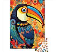 1000 Piece Art Toucan Animals Puzzles for Wooden Puzzles Educational Game for Adult 1000pcs (75x50cm)