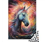 1000 Piece Art Unicorn Jigsaw Puzzles for Adults Jigsaw Puzzles Educational Game Challenge Toy 1000pcs (38x26cm)