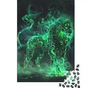 1000 Piece Artistic Lion Jigsaw Puzzles for Adult Teenagers Paper Puzzles For Family Fun & Game Night 1000pcs (38x26cm)