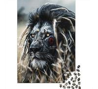 1000 Piece Artistic Lion Jigsaw Puzzles for Adult Teenagers Paper Puzzles Sustainable Puzzle for Adults | Games 1000pcs (38x26cm)