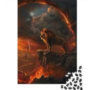 1000 Piece Artistic Lion Jigsaw Puzzles for Adults Paper Puzzles for Teenagers Gifts Unique Home Decor And Gifts 1000pcs (38x26cm)