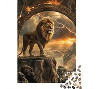 1000 Piece Artistic Lion Jigsaw Puzzlesfor Adults Puzzle Jigsaws for Adults Unique Home Decor And Gifts 1000pcs (38x26cm)