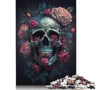 1000 Piece Artistic Skeleton Jigsaw Puzzle for Adult Teenagers Jigsaw Puzzle For Family Fun & Game Night 1000pcs (75x50cm)